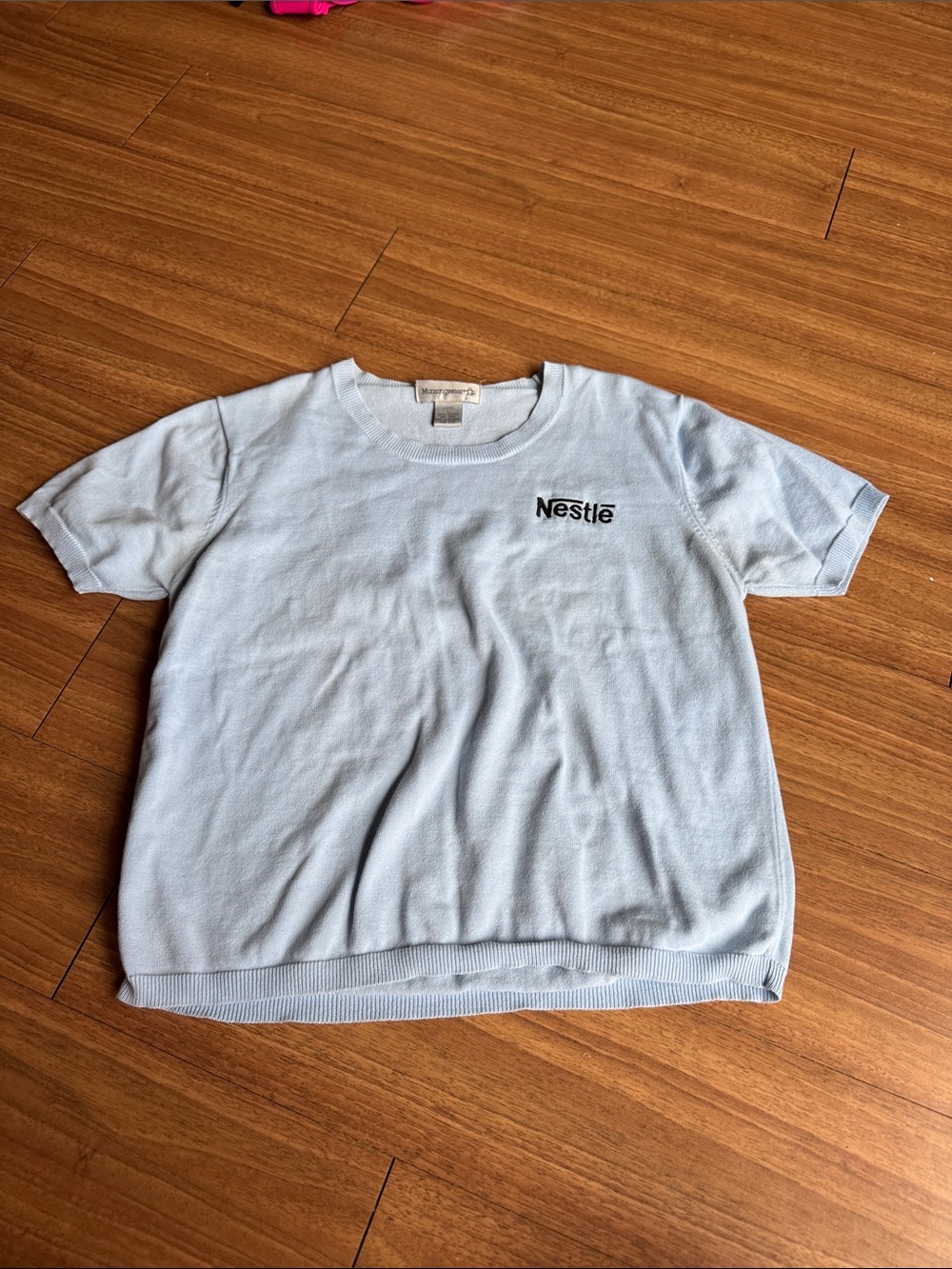 Nestle blue sweater tshirt